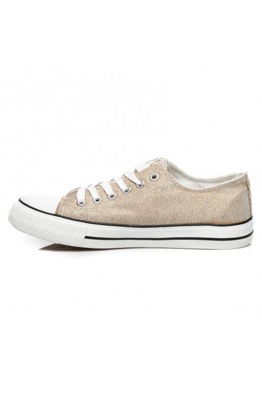Ténis decorados com glitter Princess Gold BL42GO