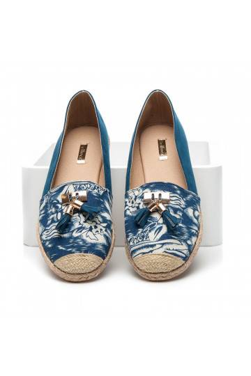 Espadrilhas Jeans Blue Suede BL22-520BL 2
