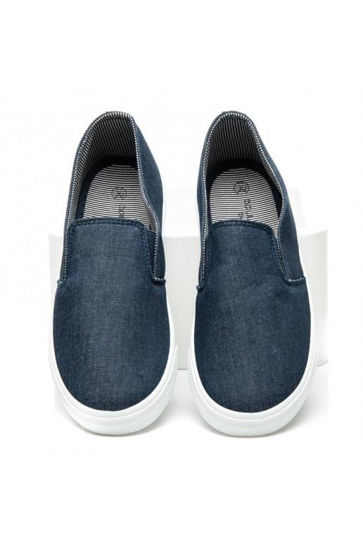 Sapatos Slip On em denim DD371H.BL