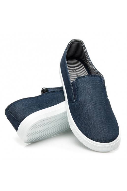 Sapatos Slip On em denim DD371H.BL
