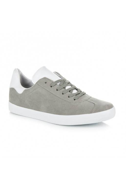 Sapatos casuais cinzentos e brancos para homem 85-158G