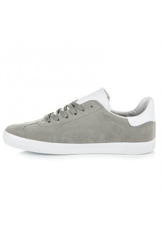 Sapatos casuais cinzentos e brancos para homem 85-158G