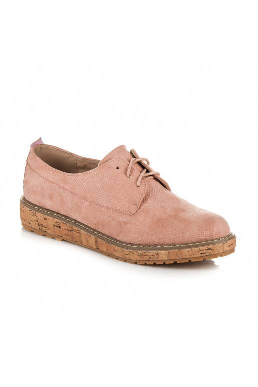 Sapatos rosas VICES com solas de cortiça 7152-20P
