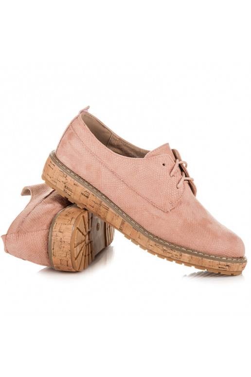Sapatos rosas VICES com solas de cortiça 7152-20P