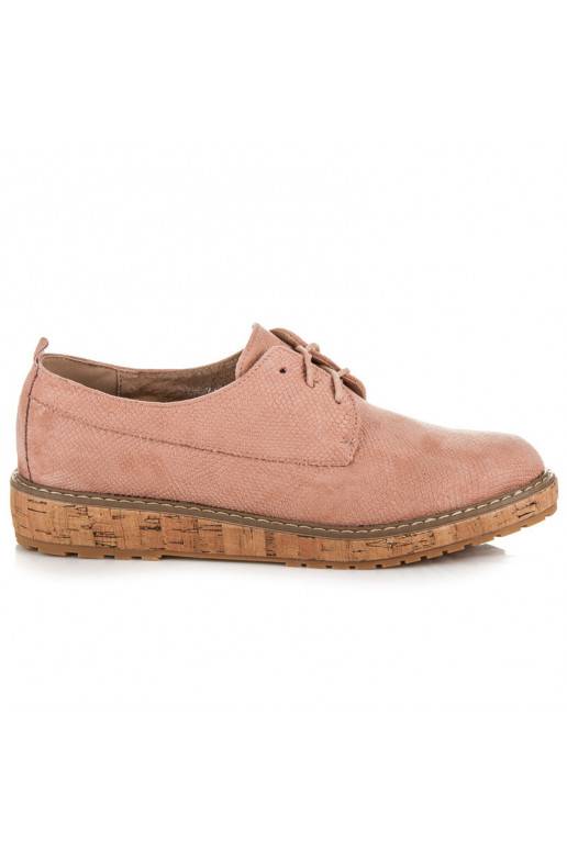 Sapatos rosas VICES com solas de cortiça 7152-20P