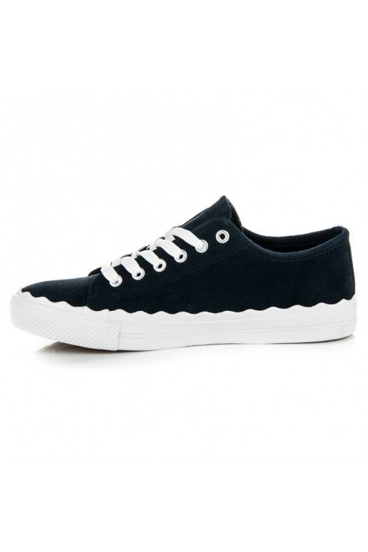 Tênis com cadarço azul escuro AB-174DK.BL