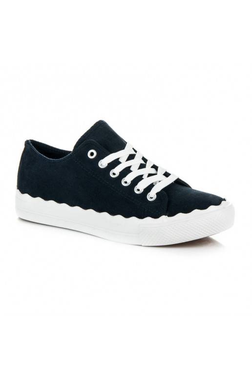 Tênis com cadarço azul escuro AB-174DK.BL
