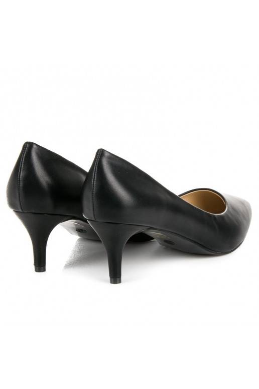 Sapatos pretos com mini salto 123-3B