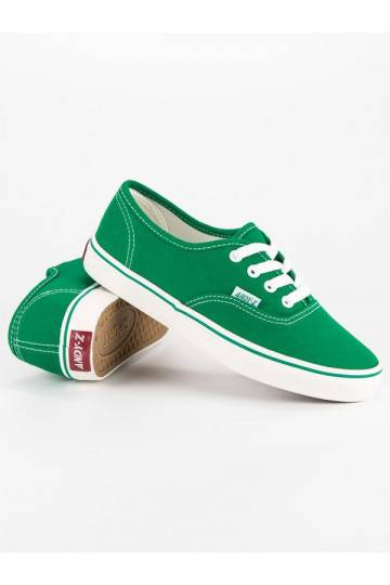 Sapatos de lazer femininos verdes Andy Z A8865GR 2