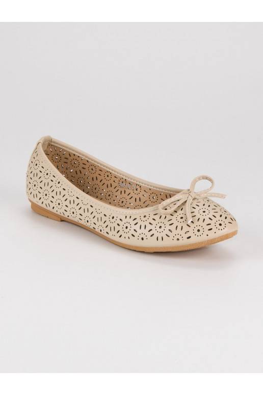 Smėlio spalvos balerinos Diamantique Sun Ornaments 9988-139BE  - 5