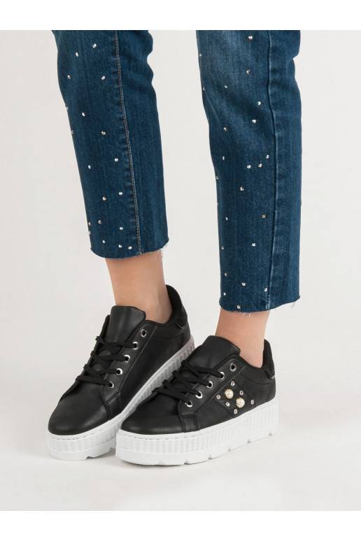 Sapatos plataforma pretos