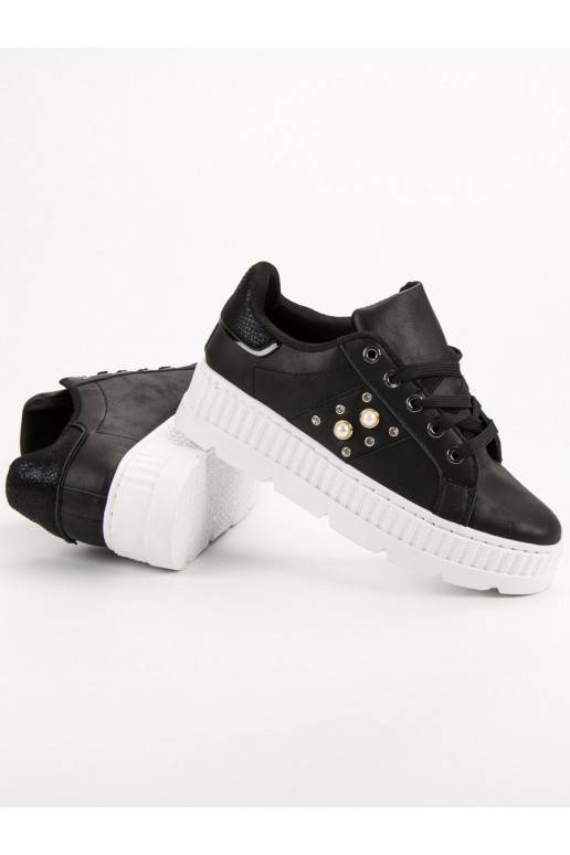 Sapatos plataforma pretos