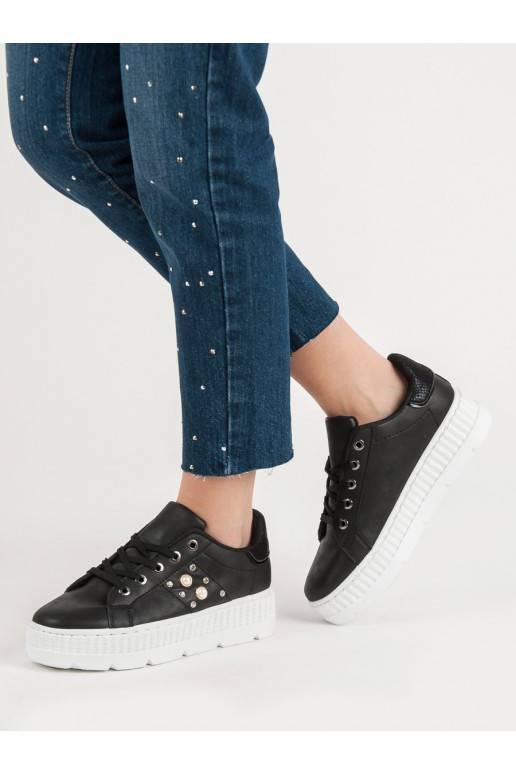 Sapatos plataforma pretos
