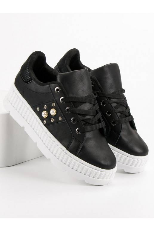 Sapatos plataforma pretos