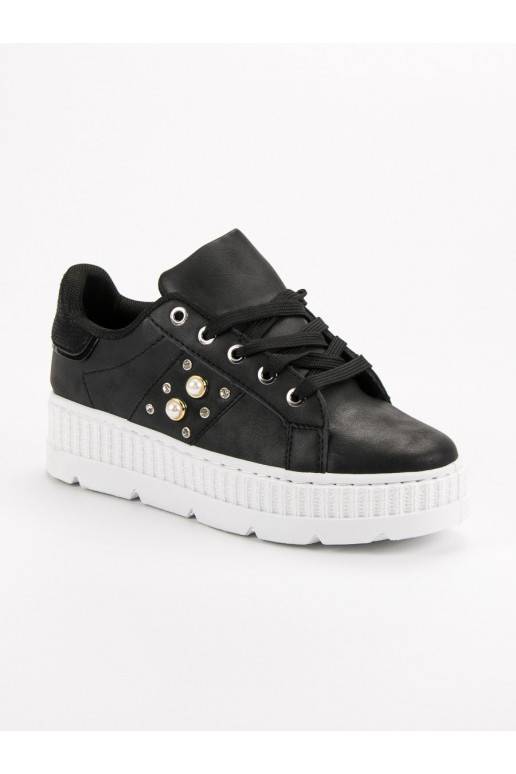 Sapatos plataforma pretos