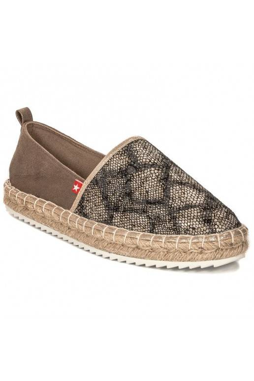 Alpercatas na cor dourada Big Star BAT_FF274A515 GOLD