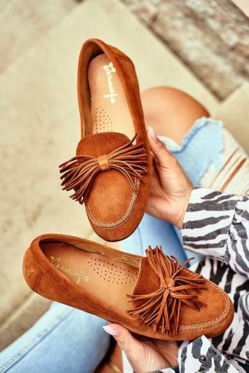 Mocassins Couro natural cor marrom 04830 2