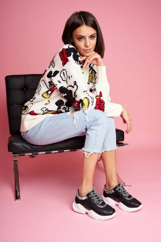 Sapatos esportivos com imitação de... Sapatos esportivos com imitação de...