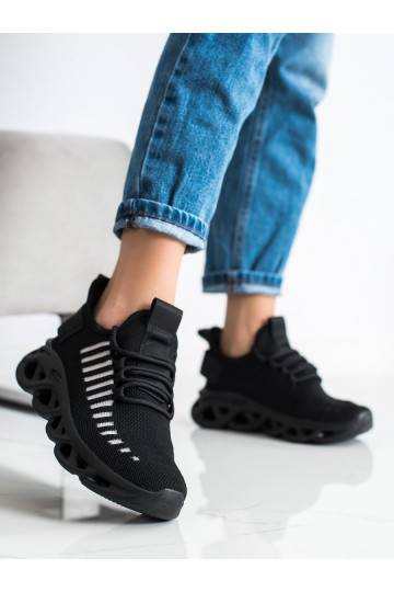 Tênis preto modelo sapatos... 2