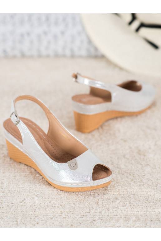 Sandália plataforma com brilho Sandália plataforma com brilho