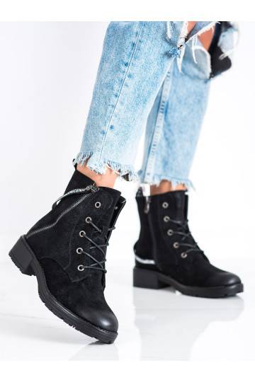 Botas com salto decorado VINCEZA 2