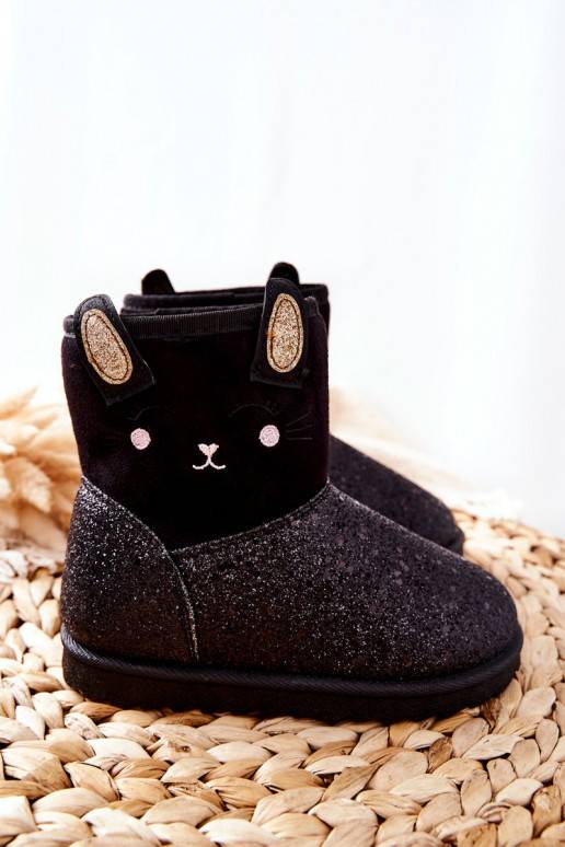 Botas de neve infantis na cor preta Coreris