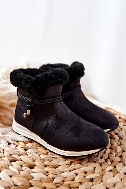 Botas de neve infantis Big Star BB374056BS pretas