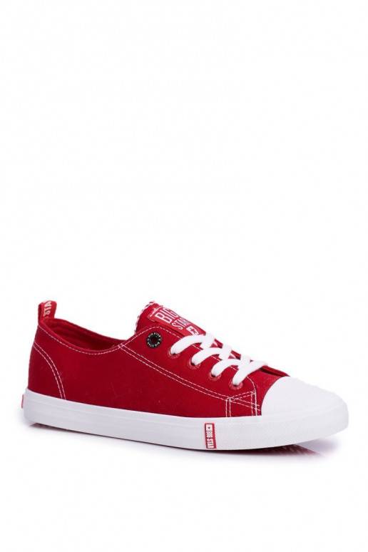 Sapatos femininos Big Star cor vermelha BAT_FF274089 RED