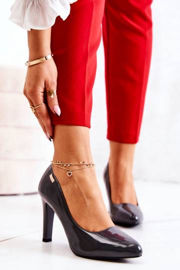 Botas com efeito couro...