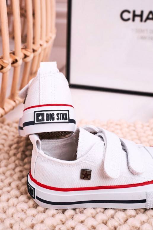 Calçado infantil de lazer com fechos...