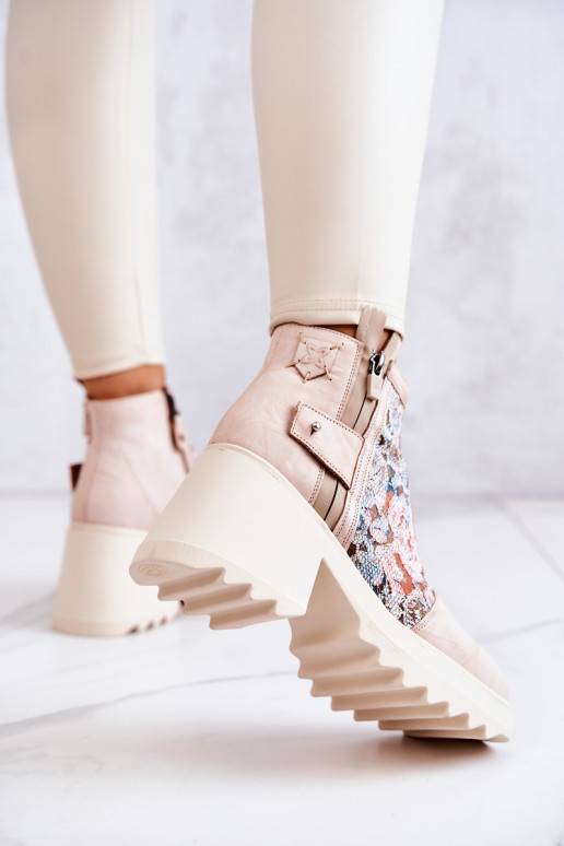 Botas bege