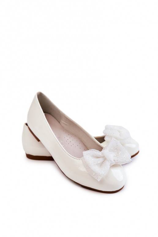 Sapatilhas infantis com efeito laca e...