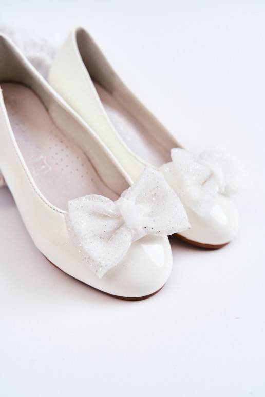 Sapatilhas infantis com efeito laca e...