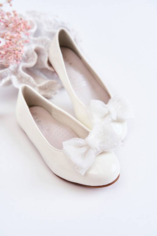 Sapatilhas infantis com efeito laca e...