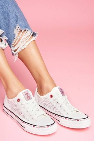 Sapatos de lazer Cross Jeans cor branca