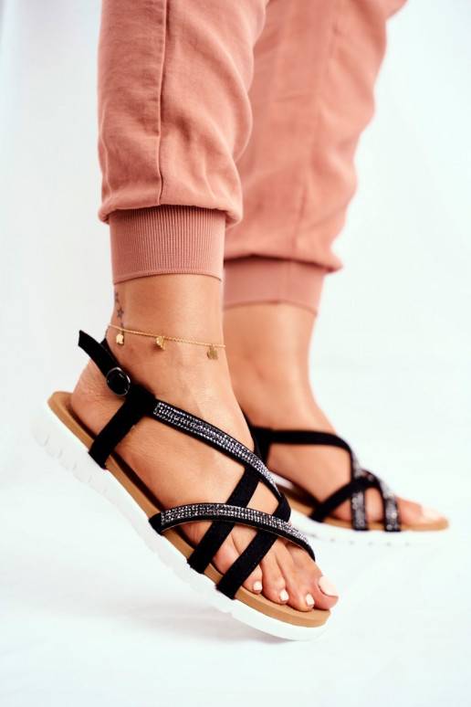 Sandálias femininas Lu Boo com olhos... Sandálias femininas Lu Boo com olhos...