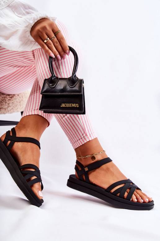 Sandálias femininas com fechos... Sandálias femininas com fechos...