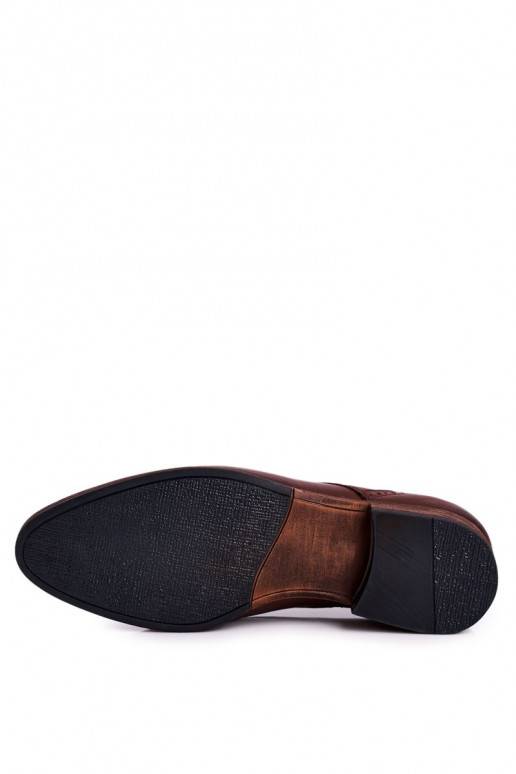 Mocassins masculinos BEDNAREK castanho escuro