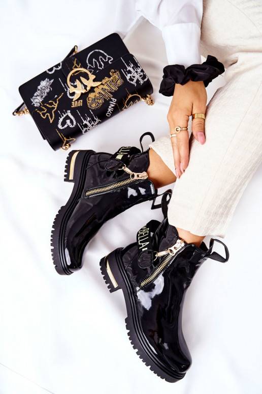 Botins modelo clássico Lorie com... Botins modelo clássico Lorie com...