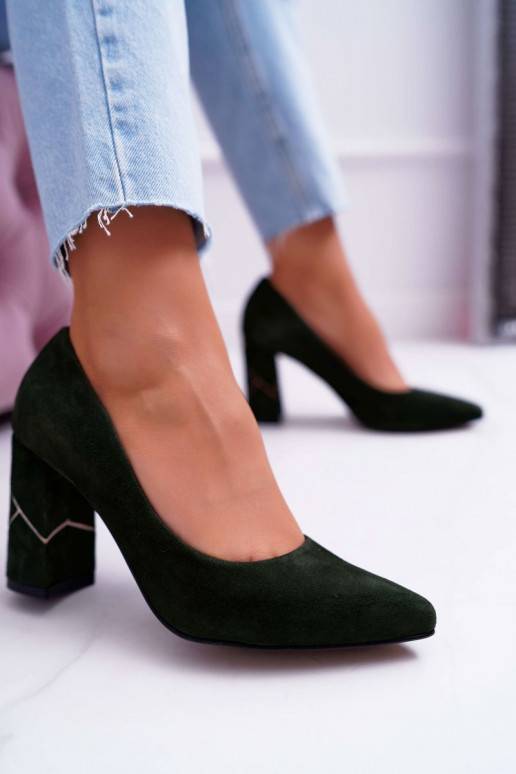 Sapatos Laura Messi camurça verde 2050 Tiffany