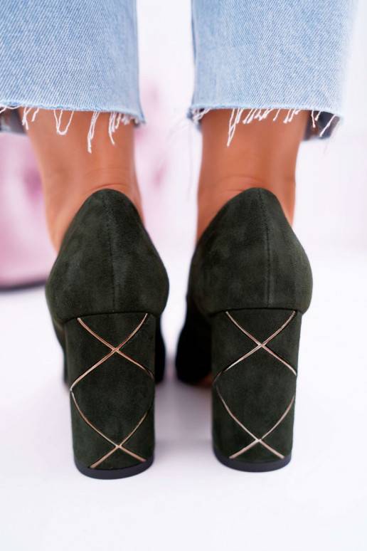 Sapatos Laura Messi camurça verde 2050 Tiffany
