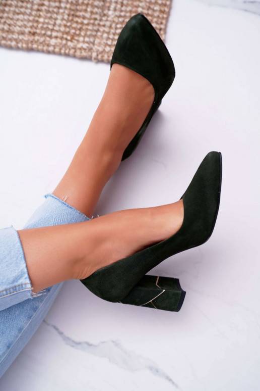 Sapatos Laura Messi camurça verde 2050 Tiffany