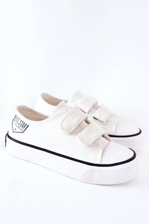 Calçado infantil de lazer com fechos...