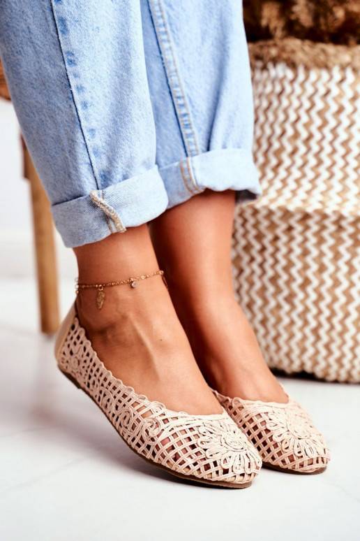 Lu Boo Ballerina bege com elementos... Lu Boo Ballerina bege com elementos...