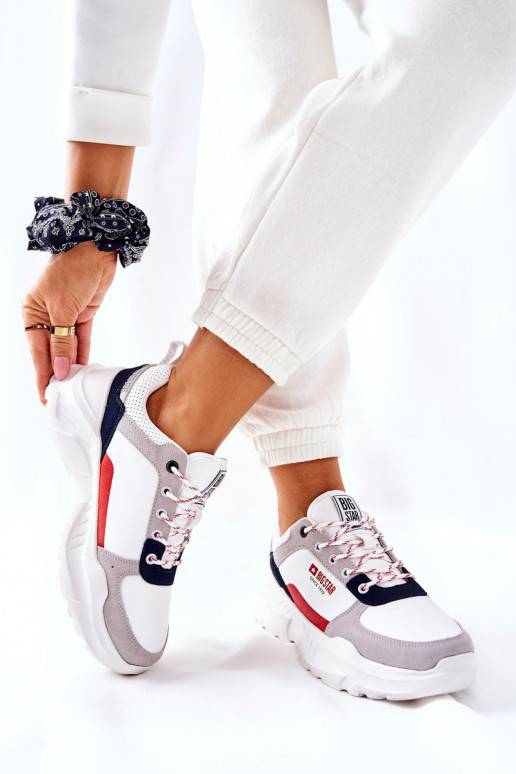 Tênis modelo sapatos Big Star cor branca Tênis modelo sapatos Big Star cor branca