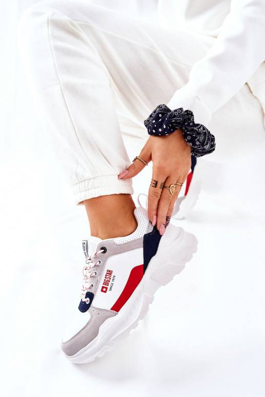 Tênis modelo sapatos Big Star cor branca Tênis modelo sapatos Big Star cor branca