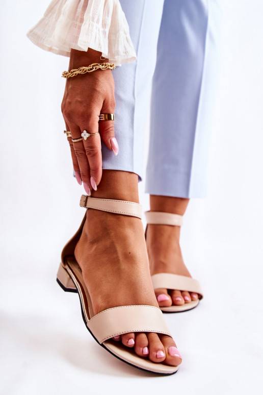 Sandálias bege Shanley