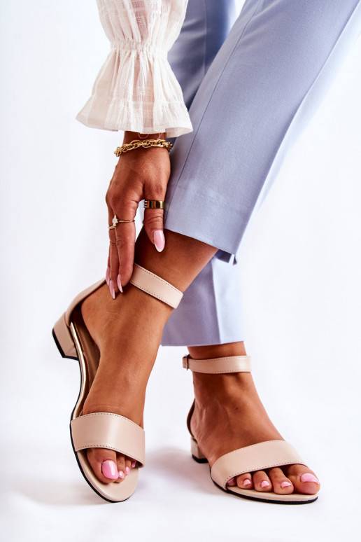 Sandálias bege Shanley