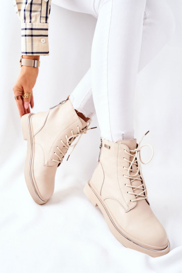 Botas femininas bege