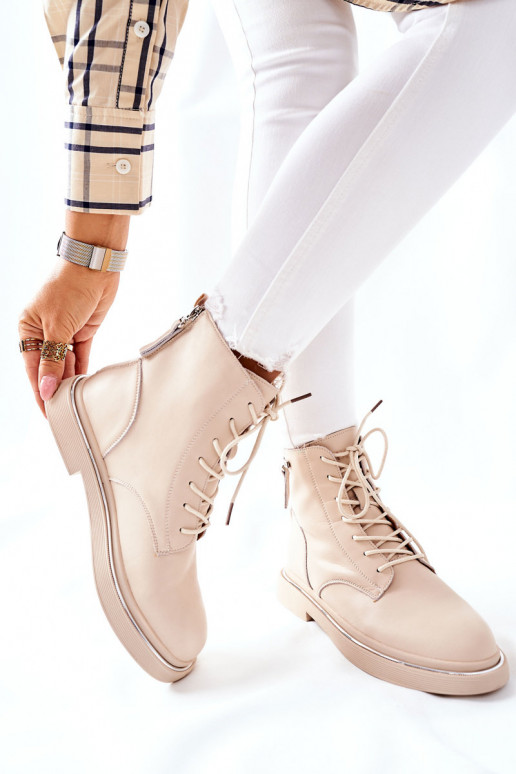 Botas femininas bege